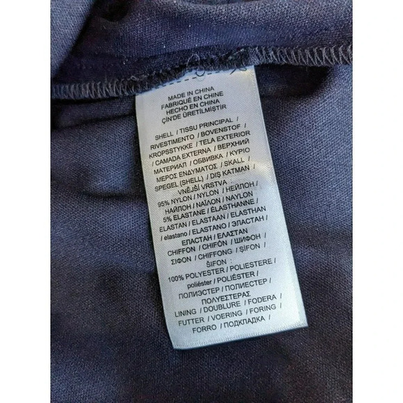 NWT Lauren Ralph Lauren Women's Dress Sparkling Midnight Blue Size 6 MSRP $265 - Picture 9 of 9